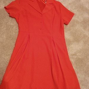 Red L.A. Soul Polkadot Dress